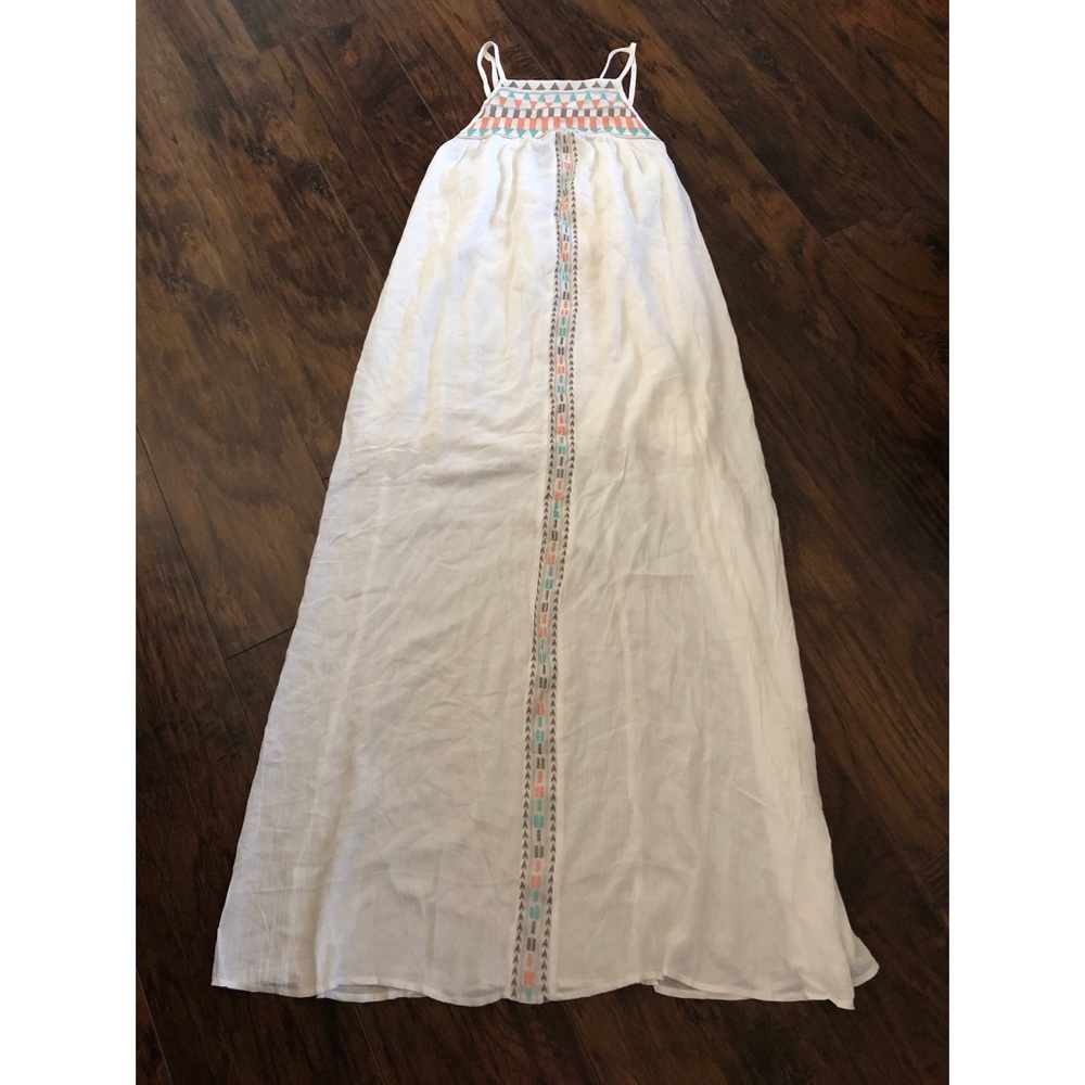 3/$25 Dainty Hooligan Tribal Embroidery Maxi Dress